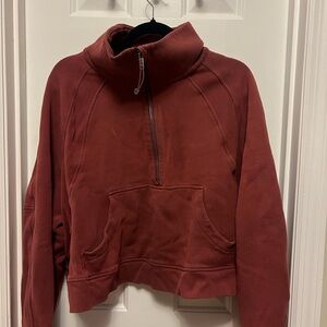 lululemon athletica Burgundy Half-Zip Hoodie
